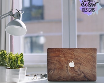 Houten MacBook hoes met houtafdruk MacBook Pro MacBook Air geval MacBook Pro 13 geval MacBook Air 13 geval MacBook harde geval MacBook 12 laptophoes