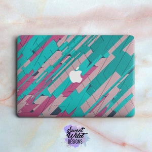 Colorful striped abstract art laptop case MacBook 2022 case MacBook 13 Pro case New MacBook 13 Pro art macbook 11 abstract art a1932
