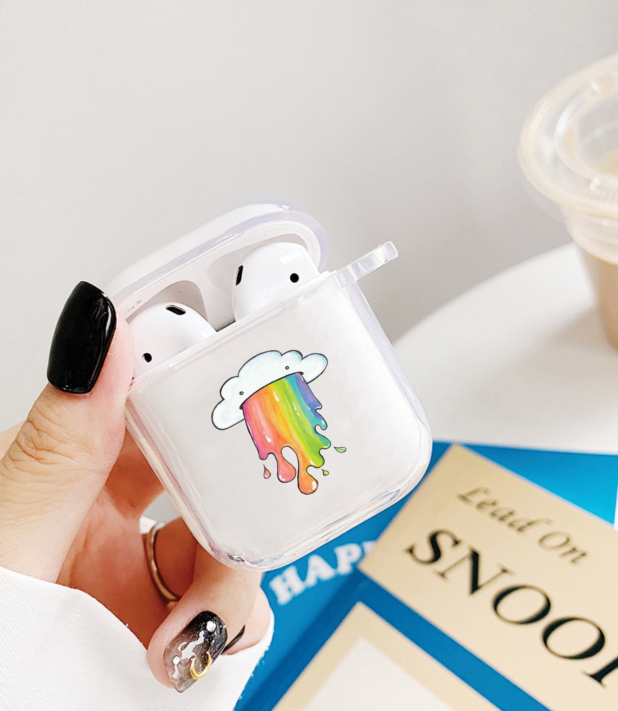 Rainbow Cloud Art Airpods Case Rainbow Airpods Painting - Etsy Rainbow Cloud Art Airpods Case Rainbow Airpods Painting - Etsy