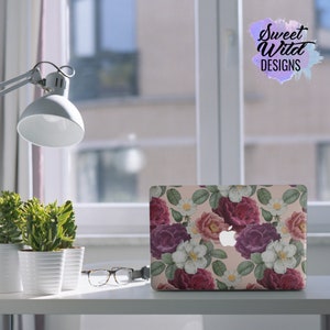 Oil painting floral art laptop case MacBook 2021 case MacBook Air M1 A2485 MacBook 13 Pro M1 artwork Gift Case flowers Pro 13 M1