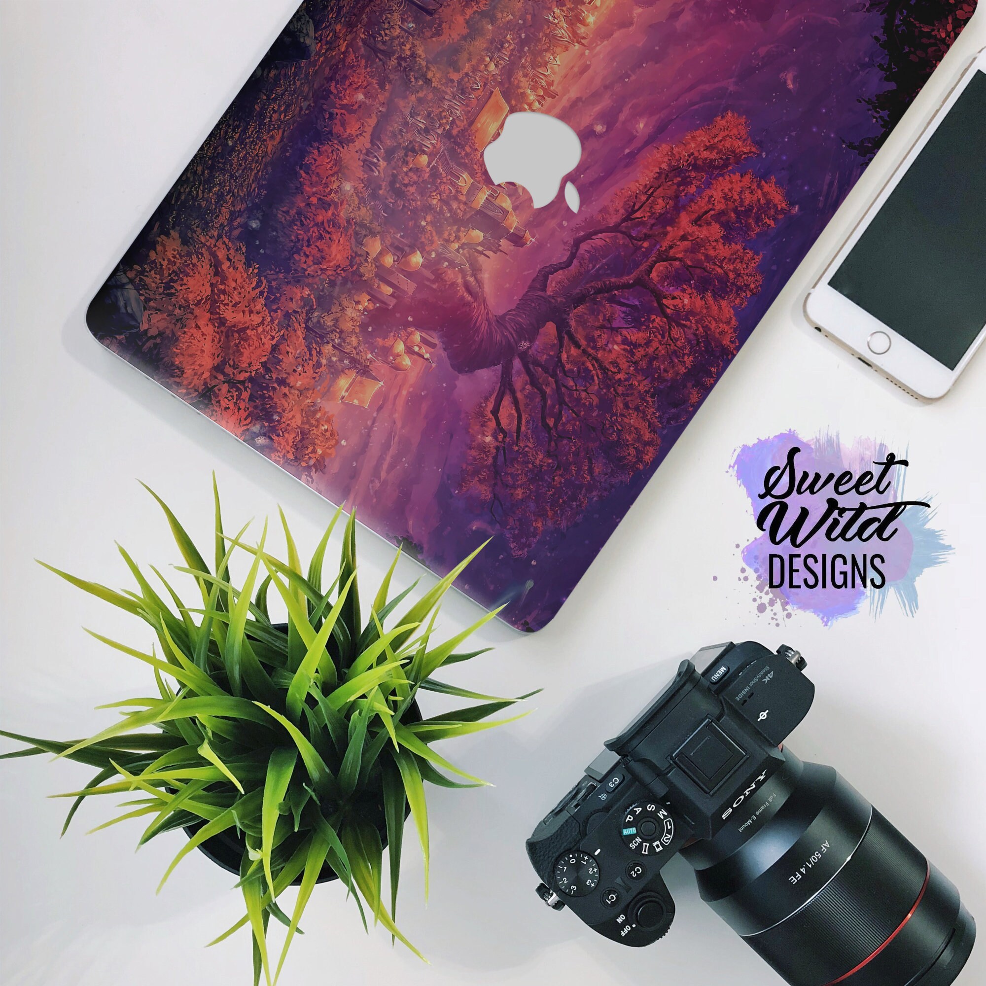 Fantasy Magic Sunset Forest Laptop Skin Fantasy Art A1707 - Etsy
