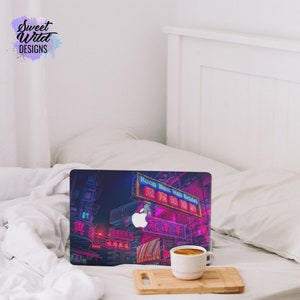 Hong Kong neon board laptop case MacBook 13 Pro M2 MacBook 2021 case MacBook Air M1 A1425 neon board Case Hard dark A2338 case