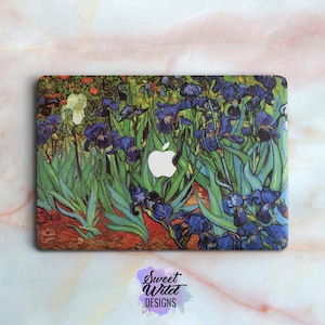 Irises by Vincent van Gogh laptop case MacBook A2338 M2 MacBook 13 Pro M1 MacBook A2681 case Irises macbook air art A2289 painting A1286
