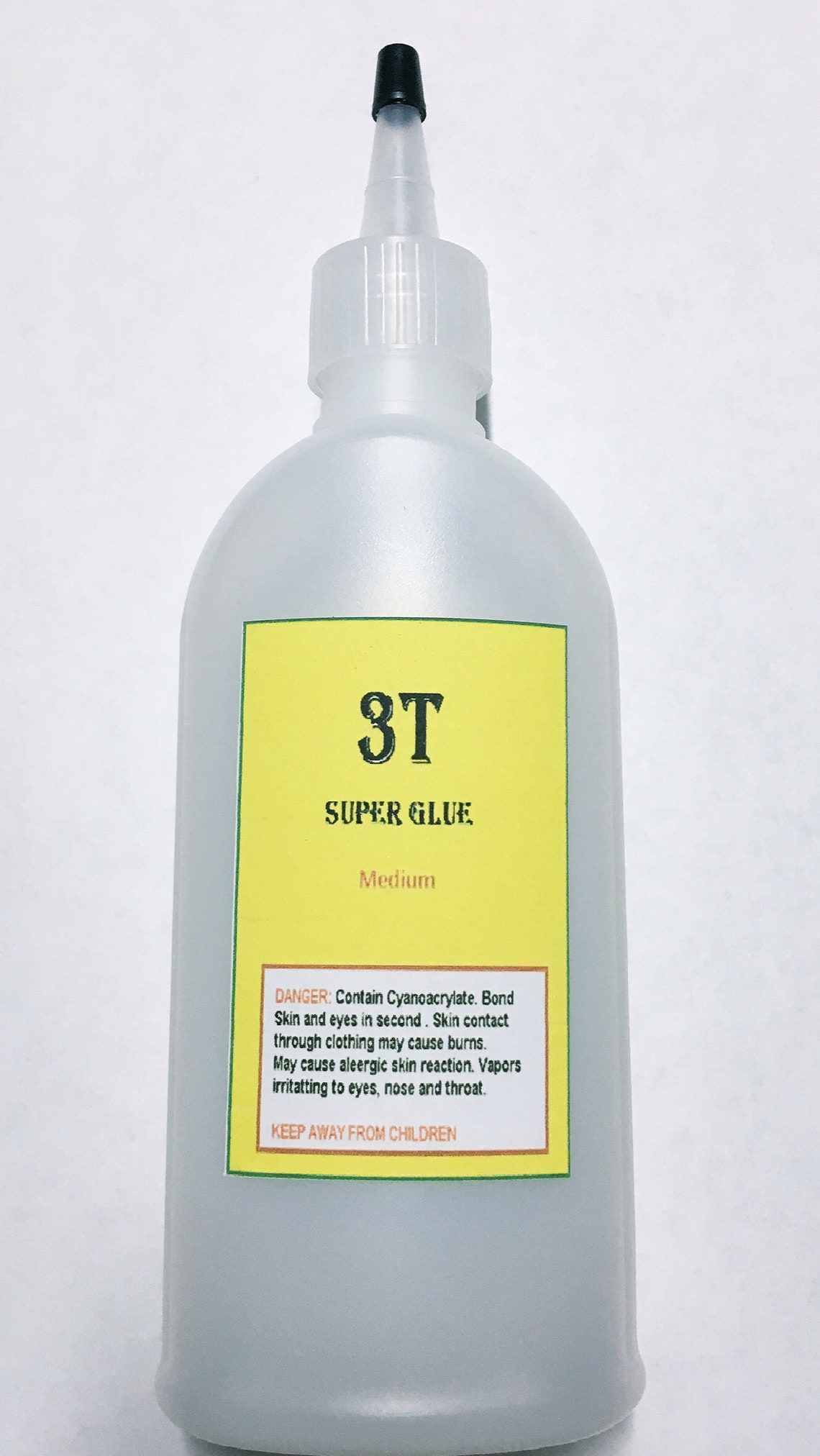 Medium CA Glue Large 8 oz Bottle Super Glue Adhesive Etsy
