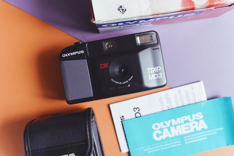 Olympus Trip MD3 35mm point and shoot film camera with a 35 mm l