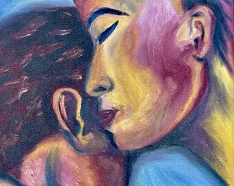 Thank You – Original Oil Painting on Canvas- Ready to Hang