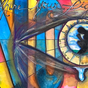 Shine Your Light- Giclée Print of Watercolor and Gouache Painting (In support of Black Lives Matter)