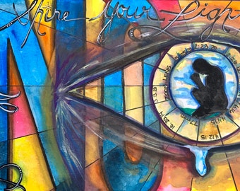Shine Your Light – Activist Watercolor & Gouache Giclée Print | Black Lives Matter Inspired Art