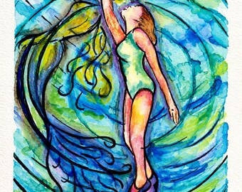 Preparing to Surface | 5 × 7 Giclée Art Print