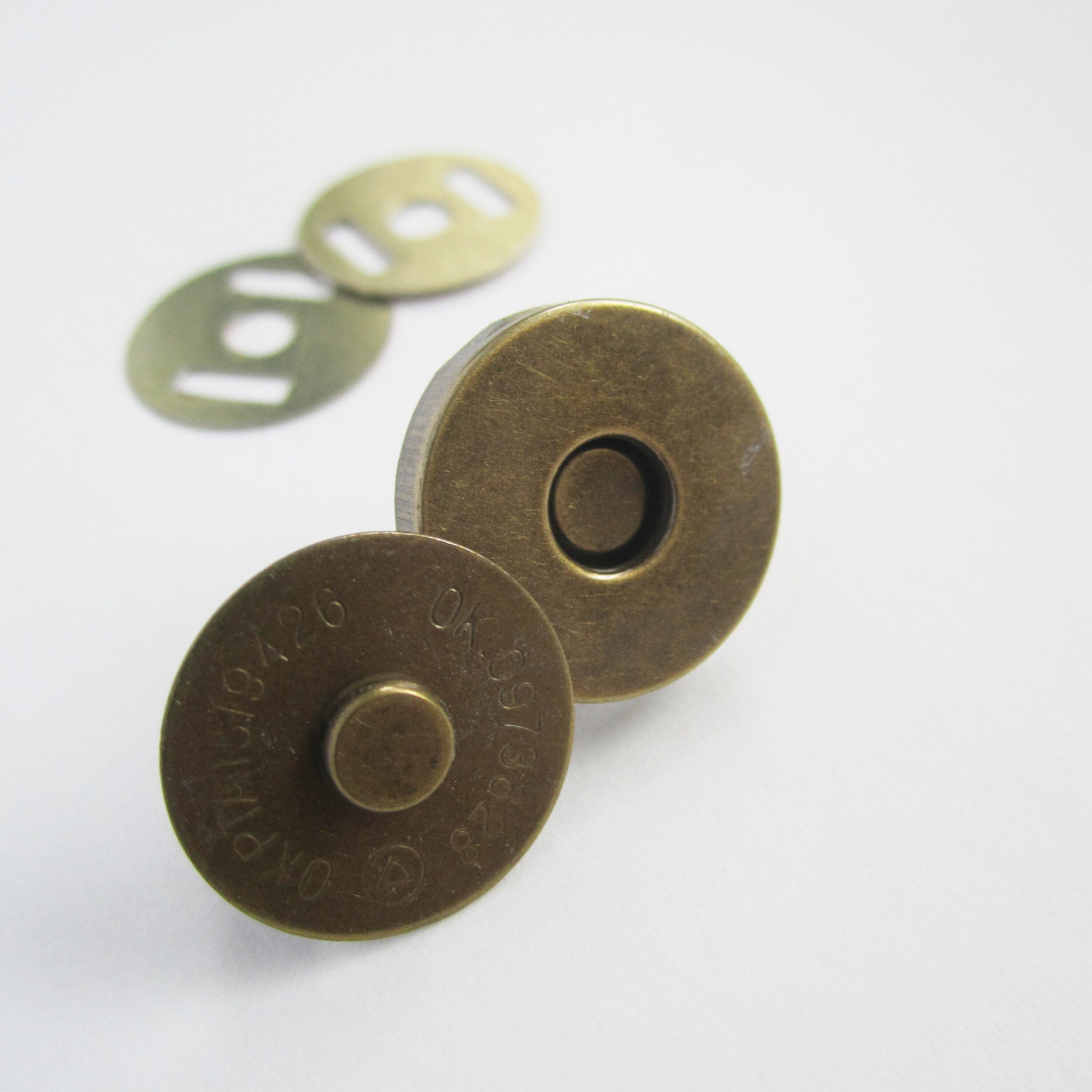 14mm bag snap fastener purse leather bronze gunmetal Etsy