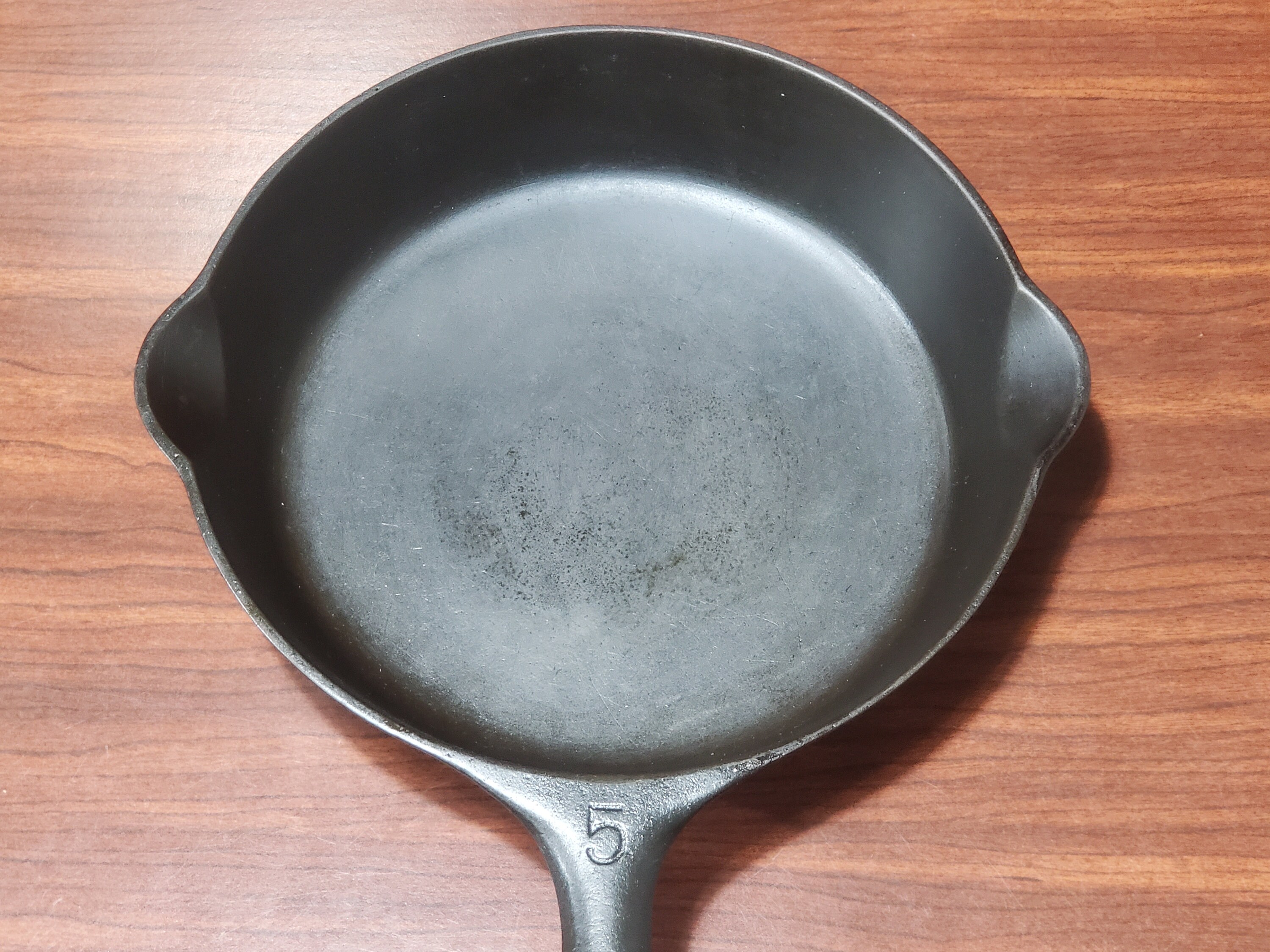 Vintage Griswold No. 5 Cast Iron Skillet/ P/N 724A/Slant Etsy