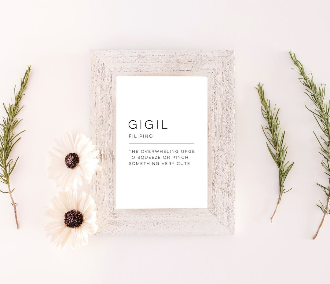 Gigil Impression dart de définition art mural impression Etsy France