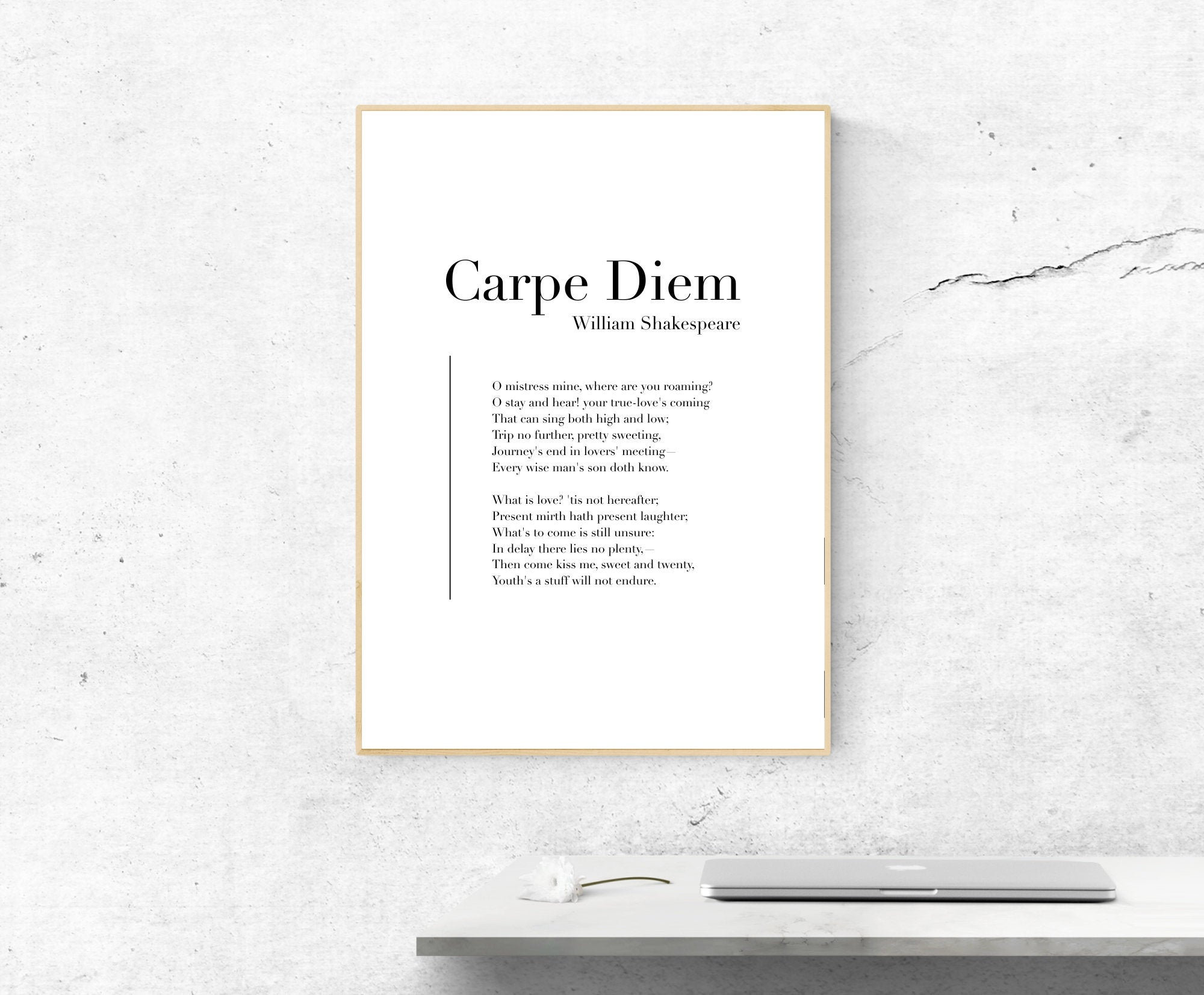 what is carpe diem by robert frost about
