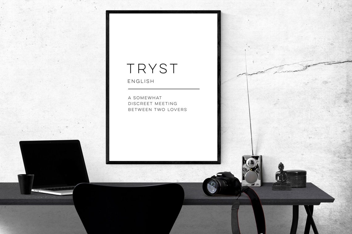 Tryst Définition Art Print, Wall Art, Physical Print, Modern Home Decor