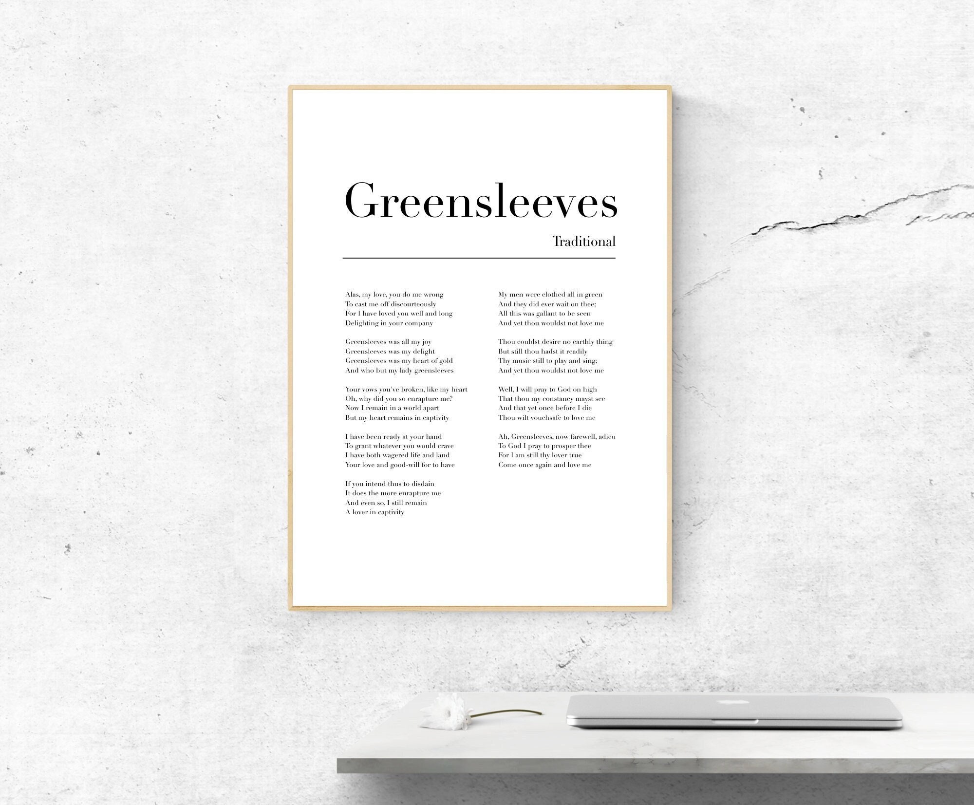 Greensleeves Music Box - Etsy