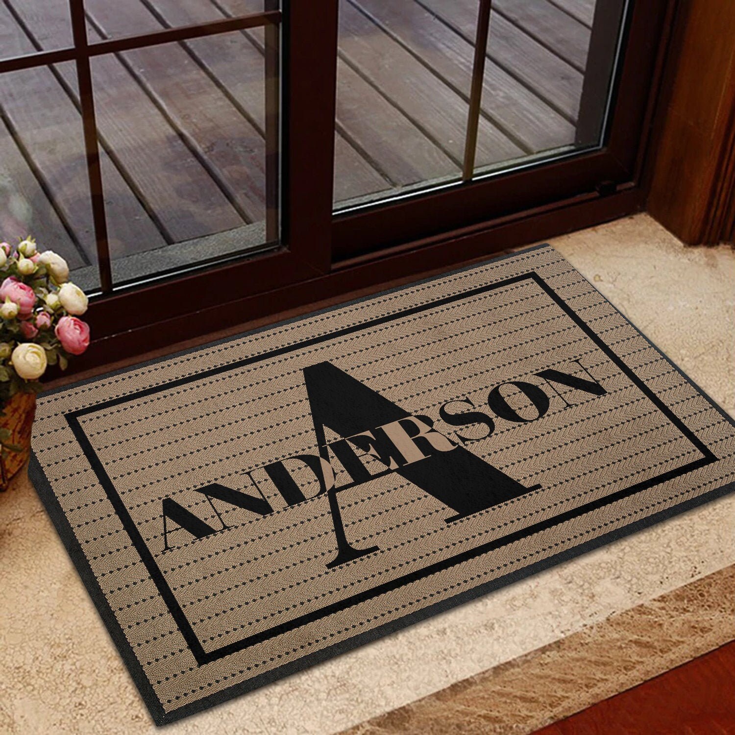 Custom Doormat Personalised Doormat With Family Name Etsy