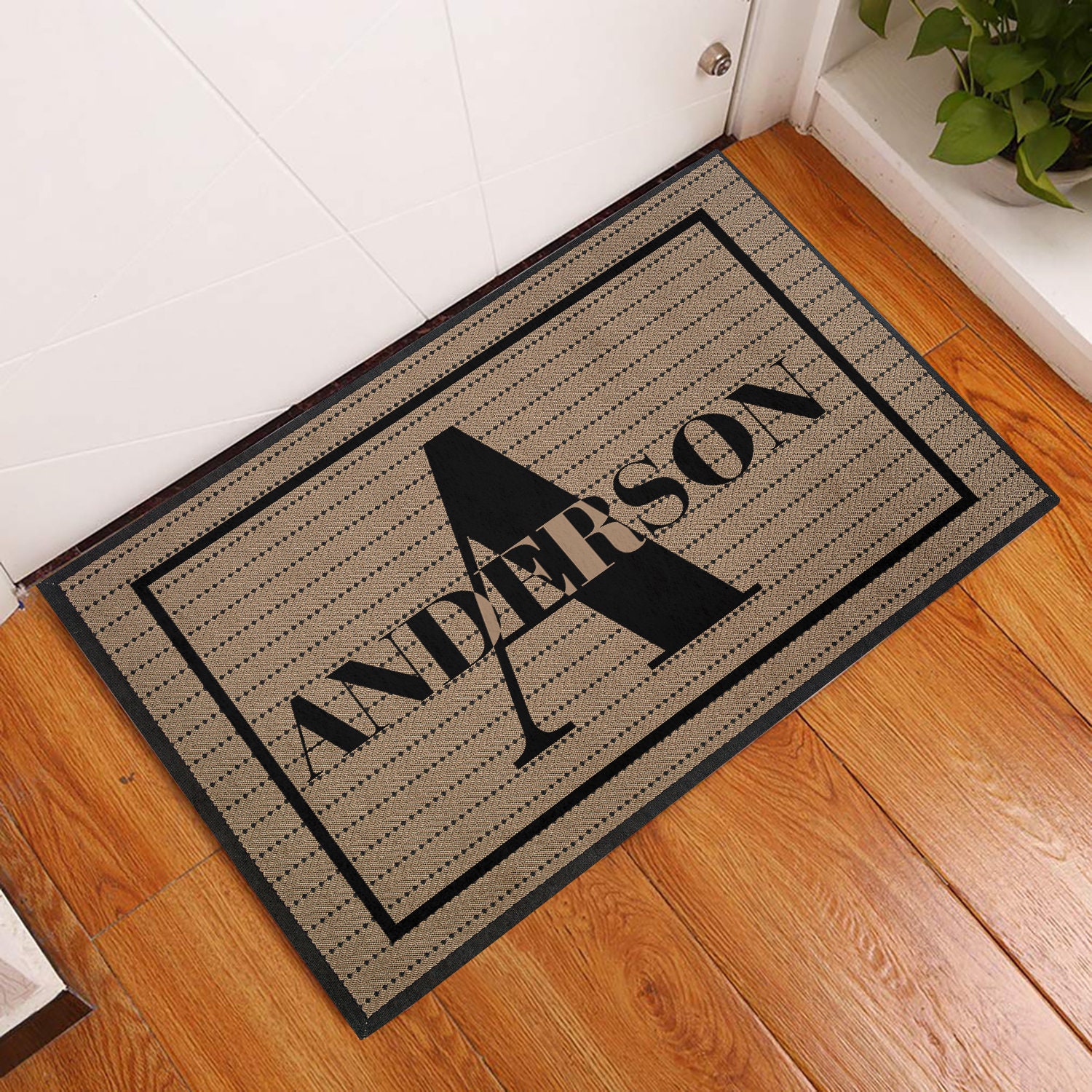 Custom Doormat Personalised Doormat With Family Name Etsy