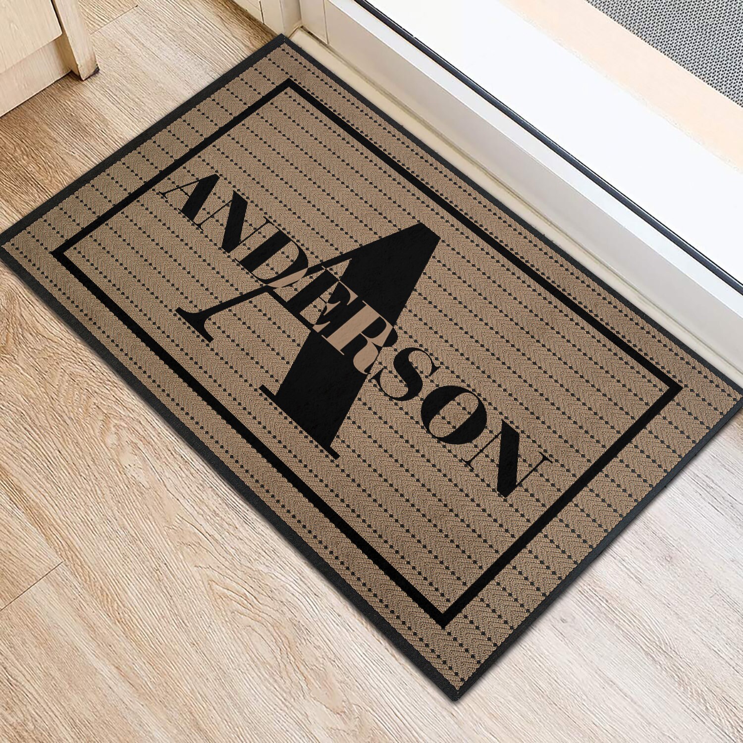 Custom Doormat Personalised Doormat With Family Name Etsy
