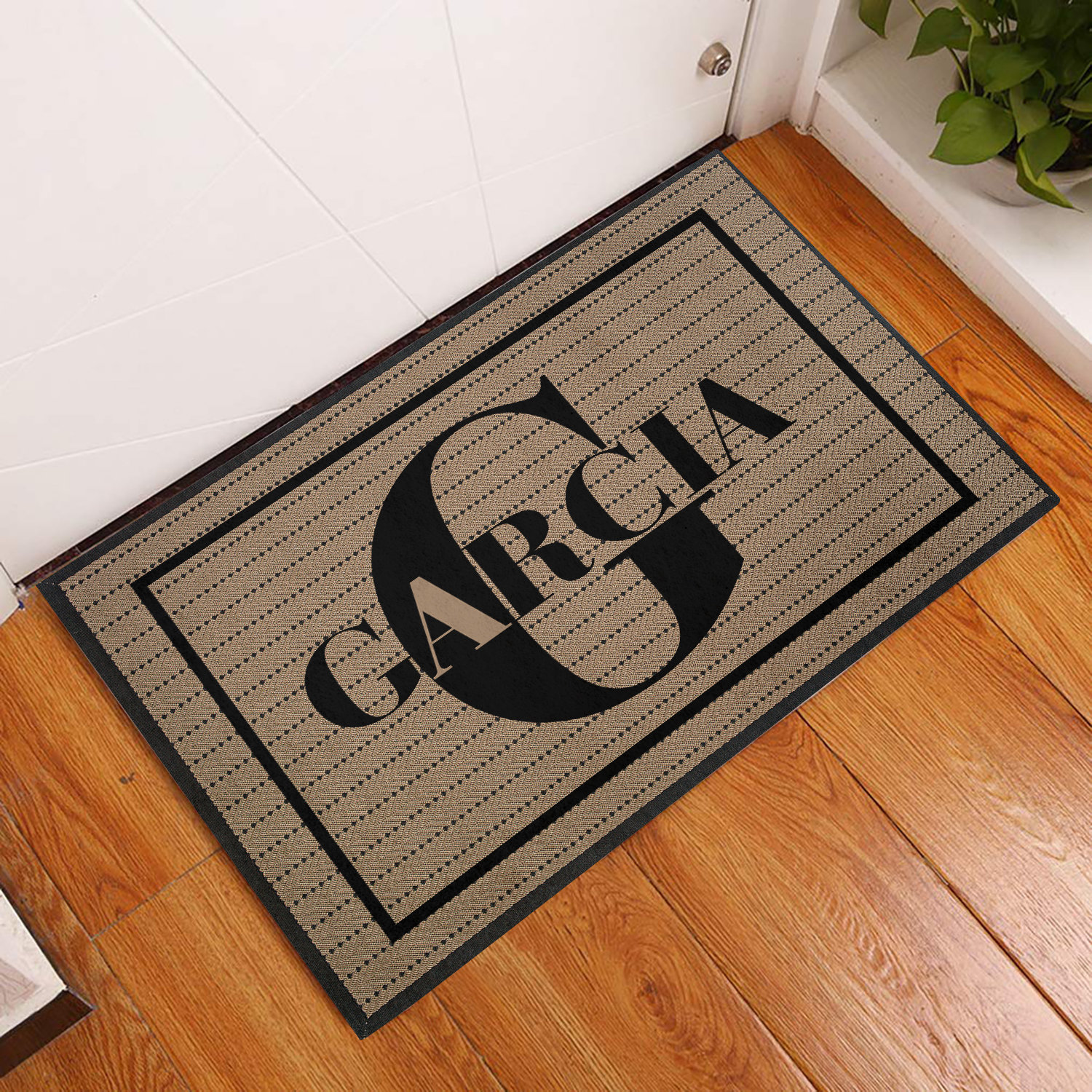 Custom Doormat Personalised Doormat With Family Name Etsy