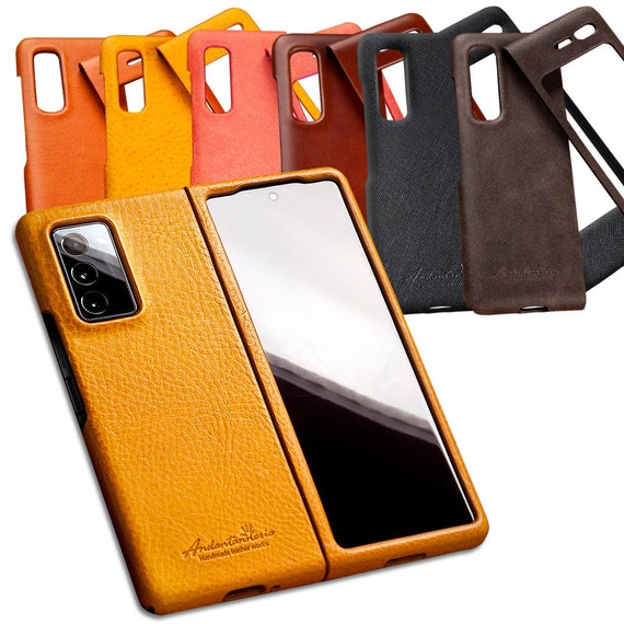 Premium Leather Galaxy Z Fold 2 Case / 6 Colors / by 