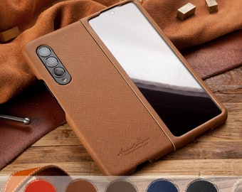 Leather Galaxy Z Fold 4 Case / Z fold 3 / Z fold 2 / fold 1