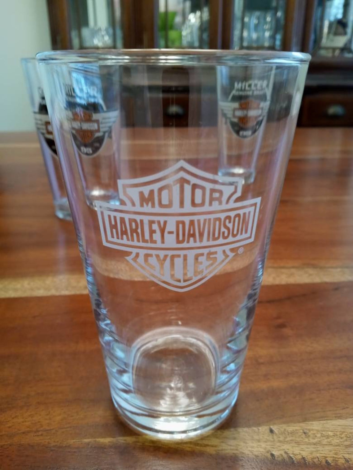 harley davidson beer glasses