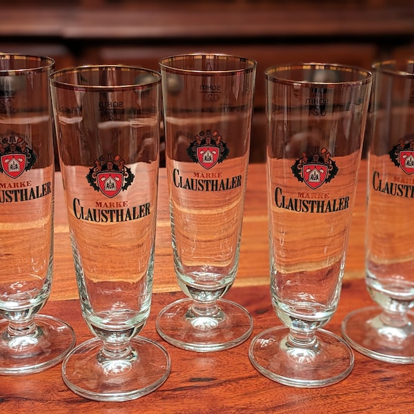 Marke Clausthaler Tall Beer Glass Set