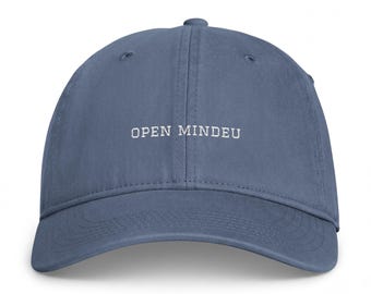 Czapka bejsbolówka z haftowanym memem Hongdae Boy w stylu Coastal Washed | Czapka bejsbolowa Open Minded