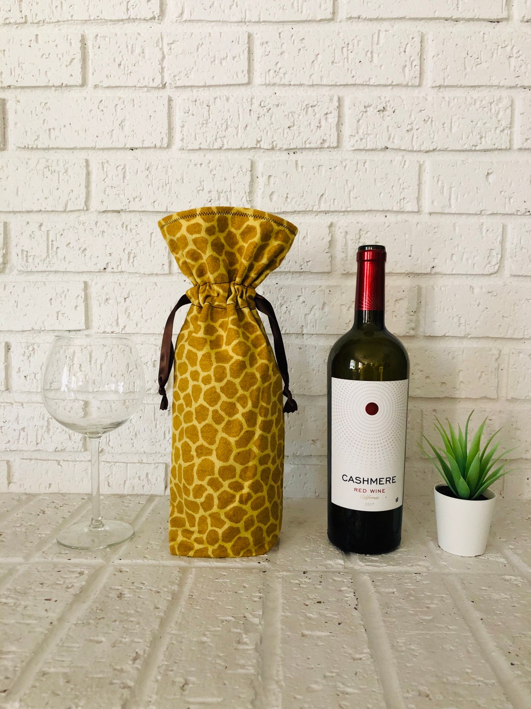 Giraffe Wine Bag, Giraffe Gift, Giraffe Baby Shower, Giraffe Party ...