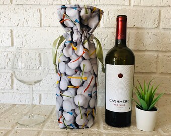 golf bolsa wine holder