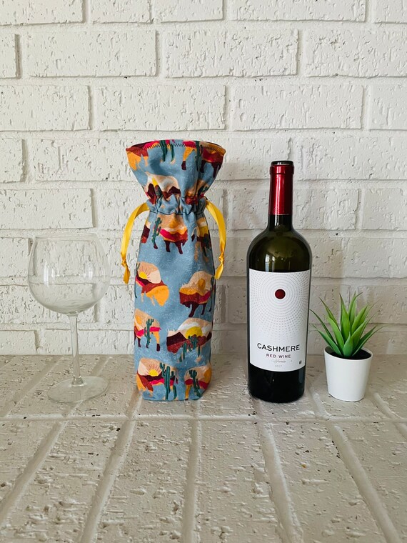Buffalo Wine Bag Rustic Bridal Shower Buffallo Buffalo Etsy