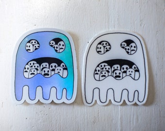 Ghosts in a Ghost Sticker