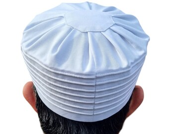 Bonnet de prière Chapeau musulman Topi Kufi Pleats Royaume-Uni