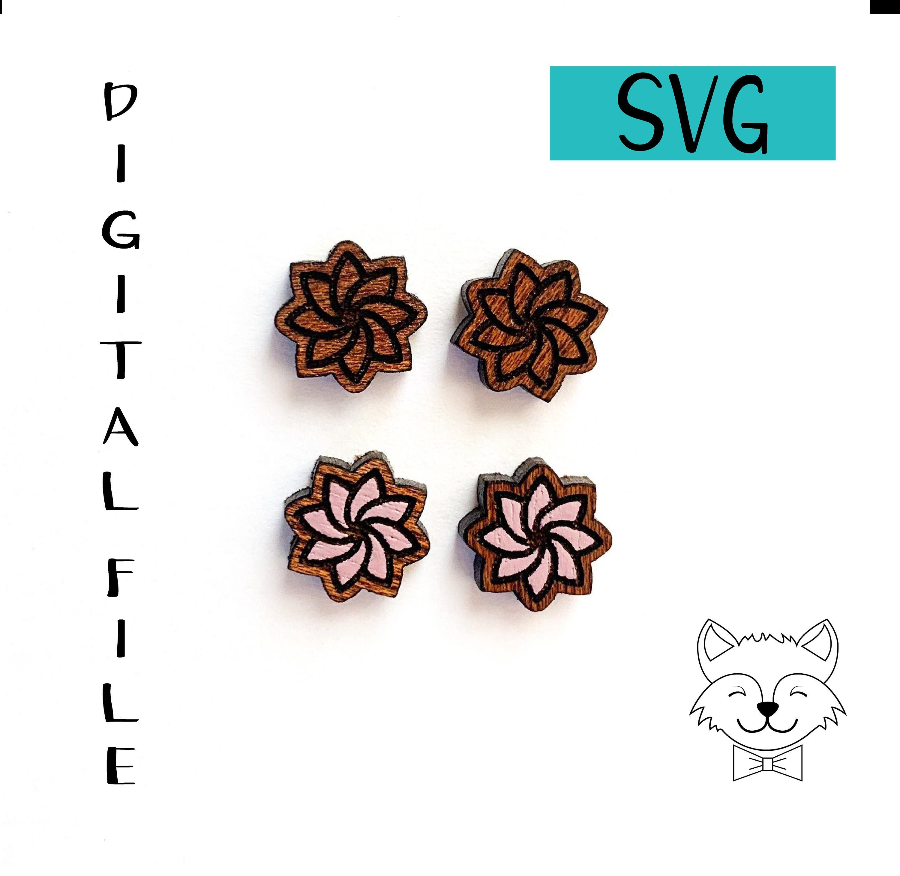 Free Free 181 Flower Earring Svg SVG PNG EPS DXF File
