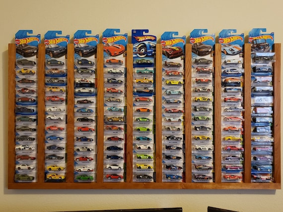 Cherry 126 car Hot Wheels or match box hot wheels display shelf. 