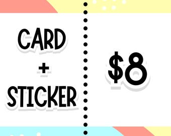 Any Card and Sticker | Bundle and Save | Mix and Match