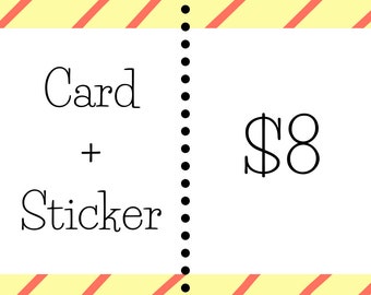 Any Card and Sticker | Bundle and Save | Mix and Match