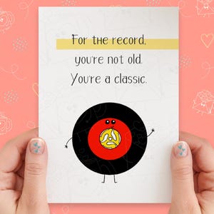 Carte d'anniversaire record | Vous n'êtes pas vieux | Jeu de mots drôle de Zazzle.be Liste d'envies Vous avez des idées ?  Carte de joyeux anniversaire | Carte pour maman et papa | carte pour ami | Carte de voeux faite main