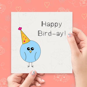 Carte d'anniversaire drôle heureuse de Zazzle.be Liste d'envies Vous avez des idées ? Carte d'anniversaire calembour | Kawaii mignon | Carte de voeux faite main | pour les amoureux des oiseaux | Anniversaire kawaii | Punny