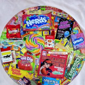 CUSTOM * Candy Resin Epoxy Side Table, Epoxy Resin side table, Candy Side Table, Candy Resin table, Unique gift