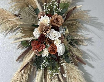 CUSTOM* Faux Floral arrangement/ wedding faux flower / Backdrop arrangement - Boho wedding |Wedding flowers/ bridal faux floral