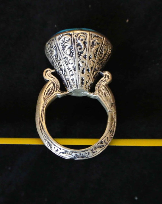 Ring Large Size / High Setting / Boho / Statement… - image 3