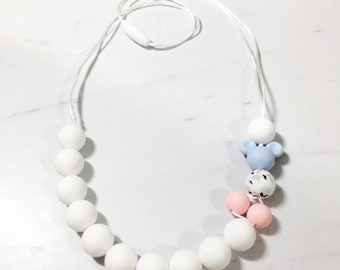 Mouse Inspired Children's Necklace - Mickey Mouse -  Toddler Jewelry - Disney Necklace, Minnie Mouse