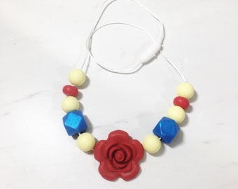Princess Inspired Children's Necklace - Toddler Jewelry - Disney Necklace, snow white