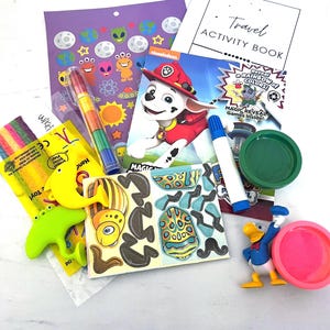 Kids Travel Busy Bags Kids Activity Kit road trip activities kids travel kit for kids activity set children&#39;s gift set kids gift bag