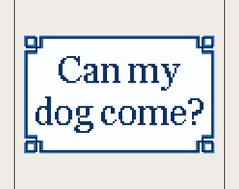 Can my dog come? Chart