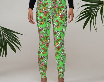 Balenciaga floral leggings hotsell
