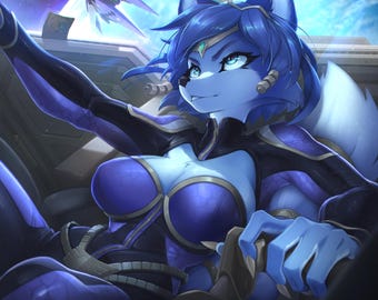 Krystal (Star Fox Assault) by DanSyronArt