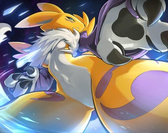 Renamon (Digimon) by DanSyronArt