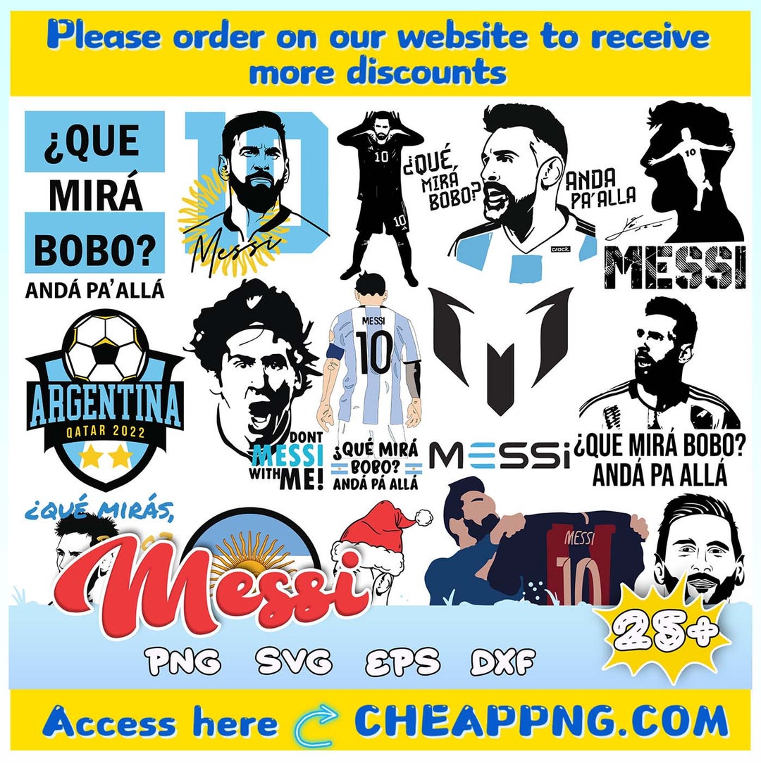 Messi Svg, Messi Png, Messi Poster, Football Player Svg,lionel Messi ...